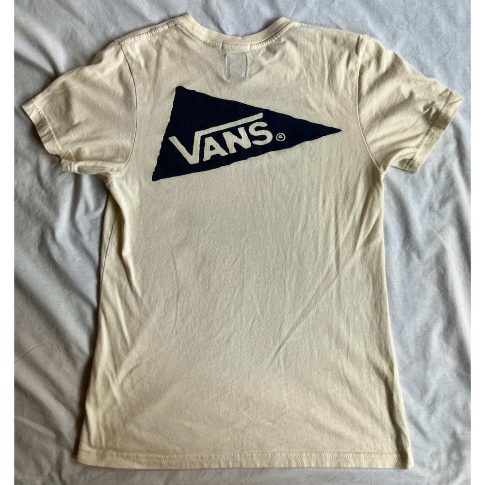 Vans x Pilgrim Surf Supply Premium Collab T-Shirt Men's Small Cream